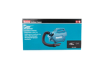 Пылесос Makita аккумулятор 18В, Li-ion, 1400л\м, 5.4 кПа,0.33\0.5л,1.8-2.2 кг., 3-x скоростной DCL184Z