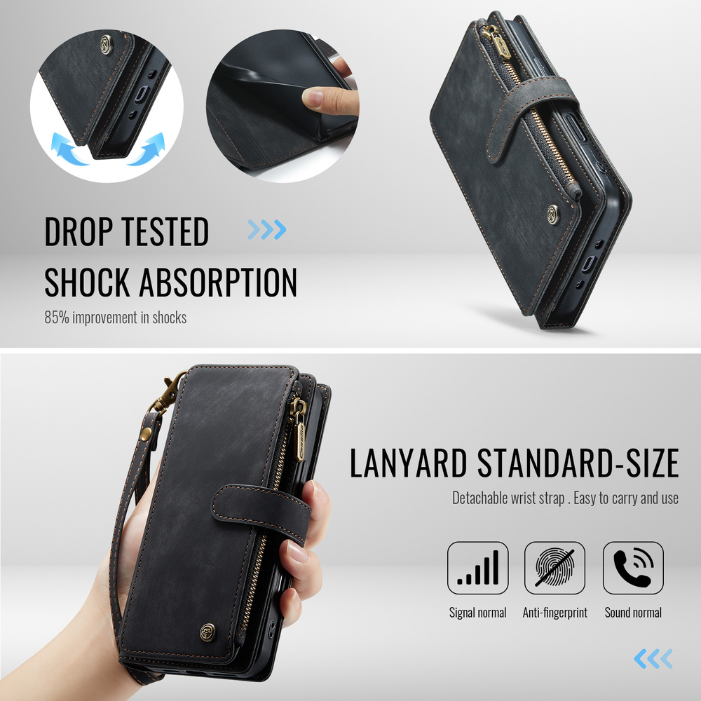 Многофункциональный чехол-кошелек CaseMe 3 in 1 Matte Wallet для iPhone 17 Air