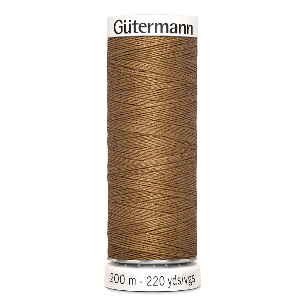01 Нить Sew-All 100/200 м для всех материалов, 100% полиэстер Gutermann 748277 (887 бежево-горчичный)