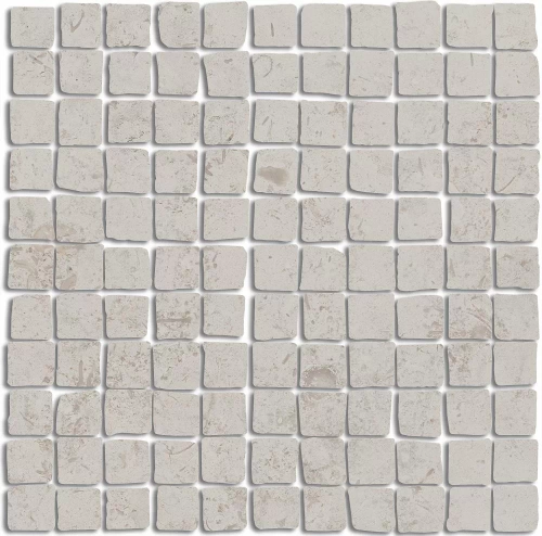 Керамогранит KERAMA MARAZZI Про Лаймстоун Спакко мозаичный серый светлый матовый 20x20 (9мм.) арт. MBS003