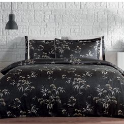 Постельное белье JUSTINE чёрный жатка deluxe TIVOLYO HOME Турция