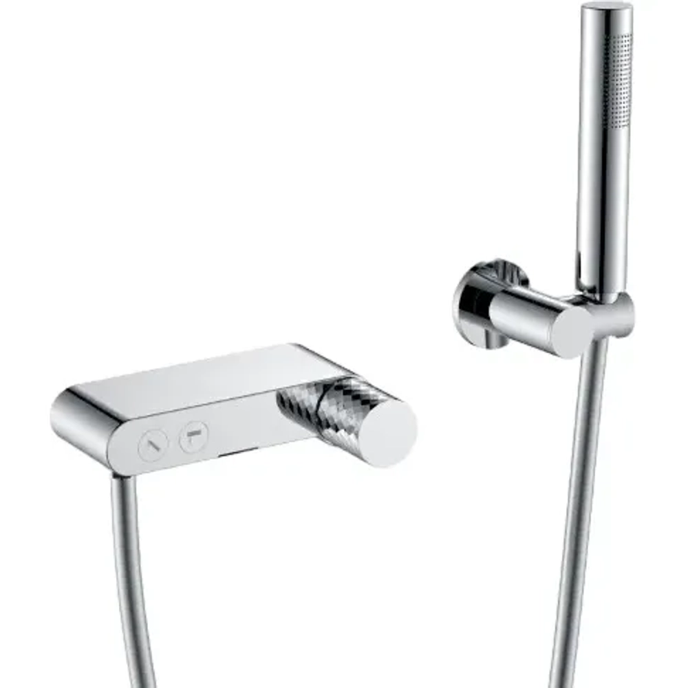 Смеситель для ванны с душем Boheme Stick 123-CRCR chrome diamond chrome