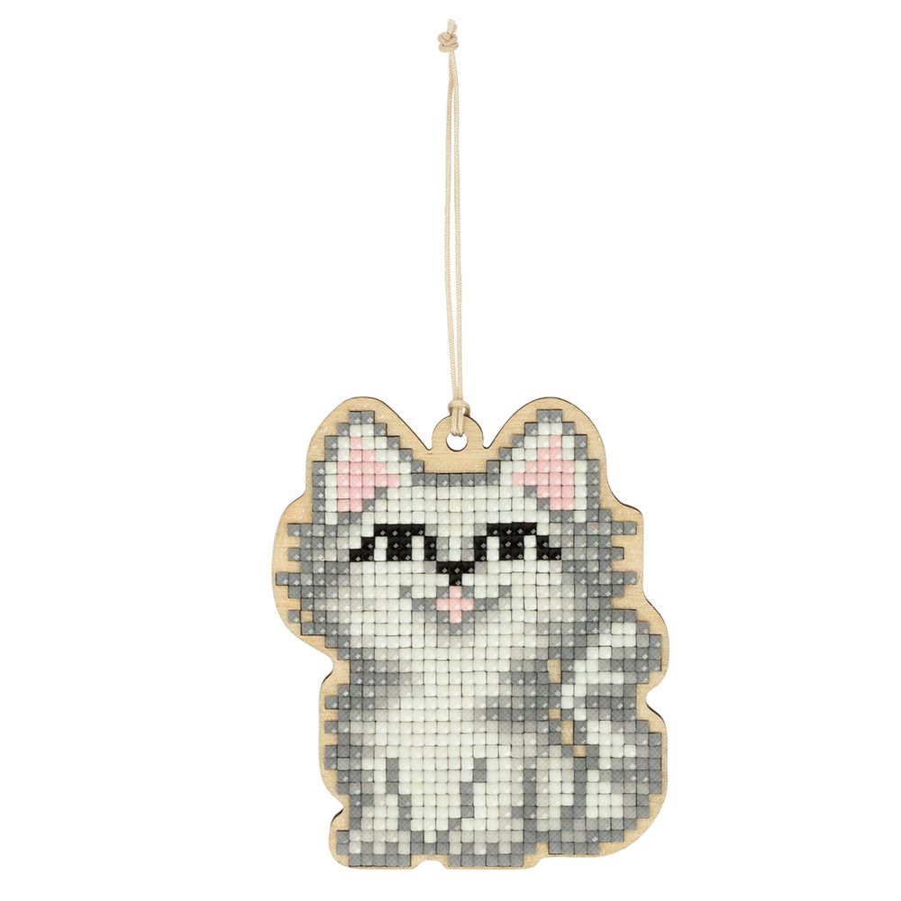 Алмазная (кристальная) мозаика Фрея, Котенок, 9х7,5 см