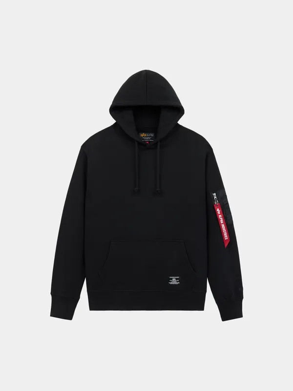 Толстовка мужская ALPHA INDUSTRIES UTILITY POCKET HOODIE RELAXED FIT SWEATSHIRT