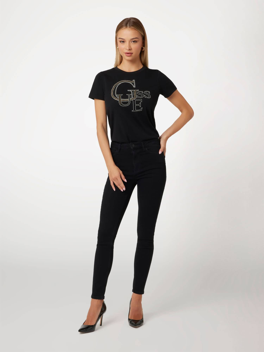 Футболка GUESS - черный(W4BI16 I3Z14)