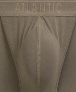 Мужские трусы слипы танга Atlantic, 1 шт. в уп., микромодал, темно-серые, MP-1591