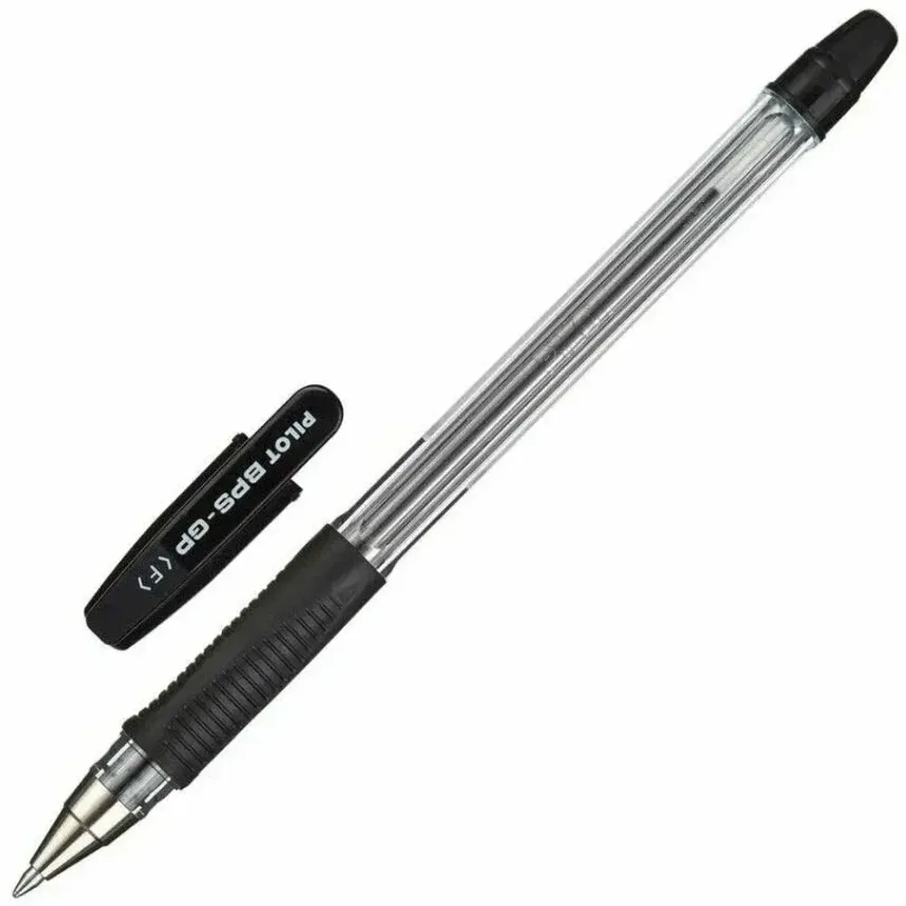 Шариковая ручка PILOT черная F 0,7 мм (BPS-GP-F-B) 2