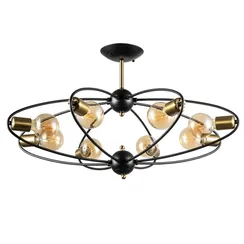 Потолочная люстра Glasgow A1963PL-8BK Arte Lamp