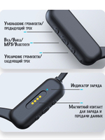 Наушники с костной проводимостью QTZ