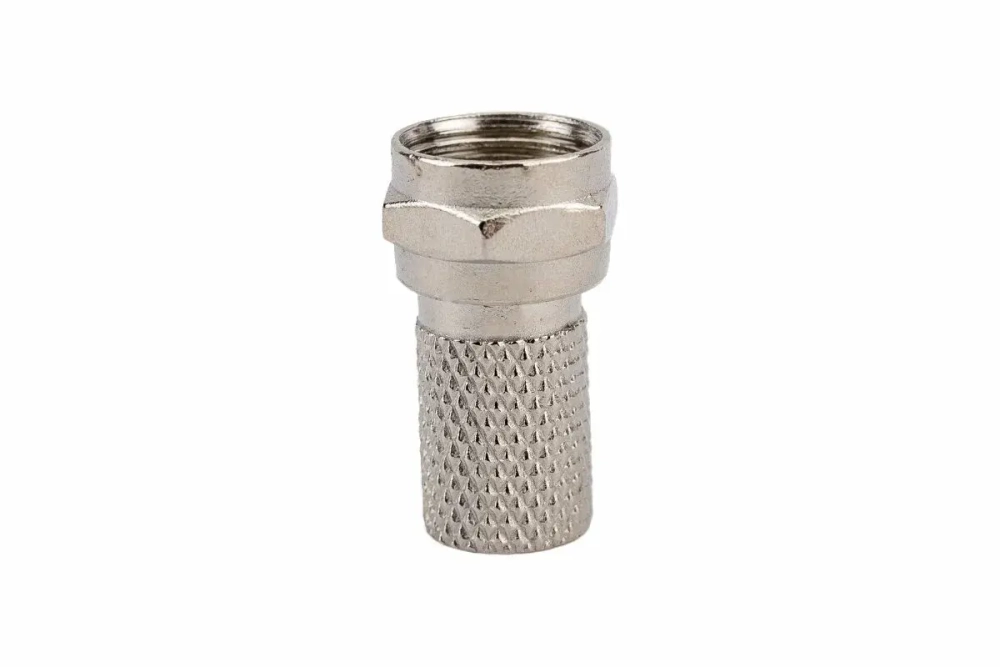 Штекер F (RG6) д/коаксиального кабеля, метал. (3шт) 227904