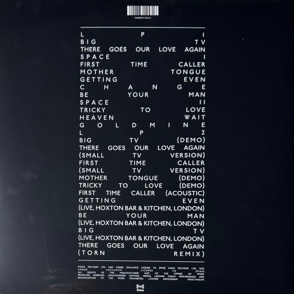 White Lies ‎– Big TV 2LP (Европа 2024г.)