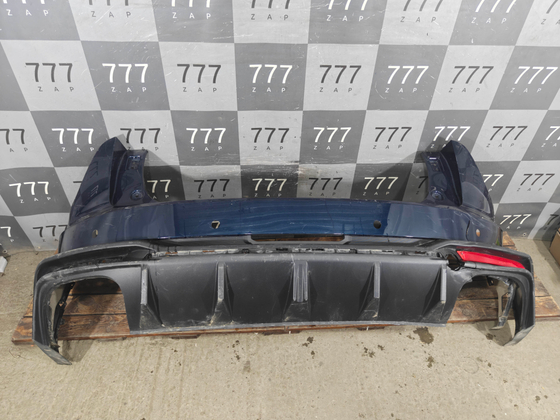 Бампер задний + юбка заднего бампера Haval F7 2 24-нв Б/У Оригинал 2804140AKN02A