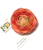Брошь-заколка Pankigno Design Ранункулюс Spring