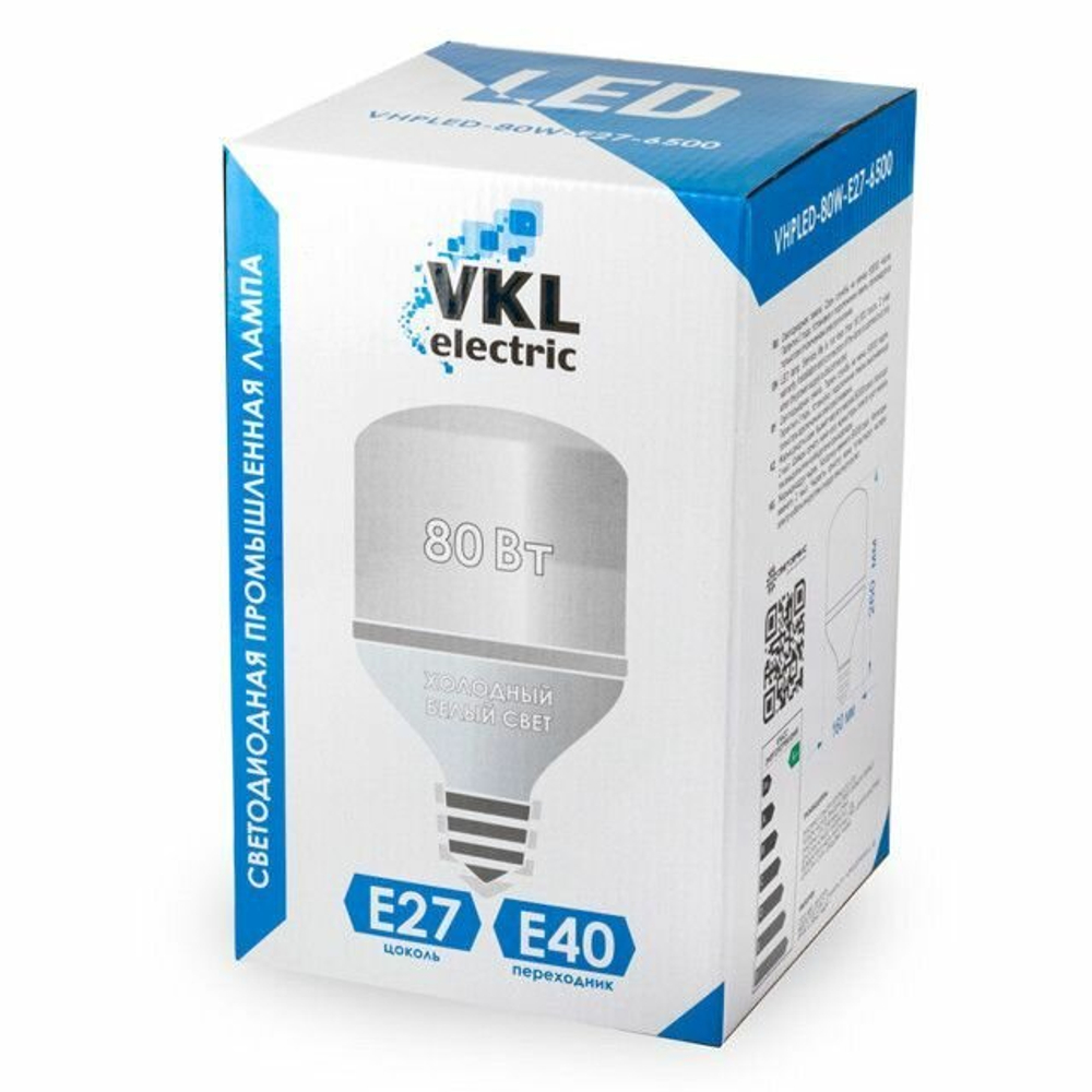 Лампа светод 80W "VKL" E27 6500К