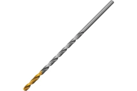 Сверло спиральное по металлу 3.5x112 мм, Р6М5, Golden Tip, удлиненное, 2 шт Denzel 718248