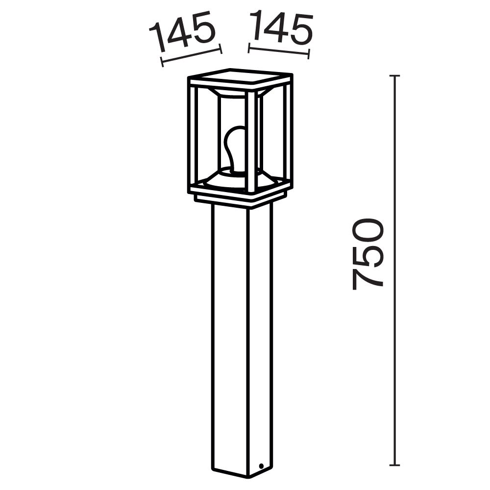 Ландшафтный светильник Maytoni Cell O452FL-01GF2