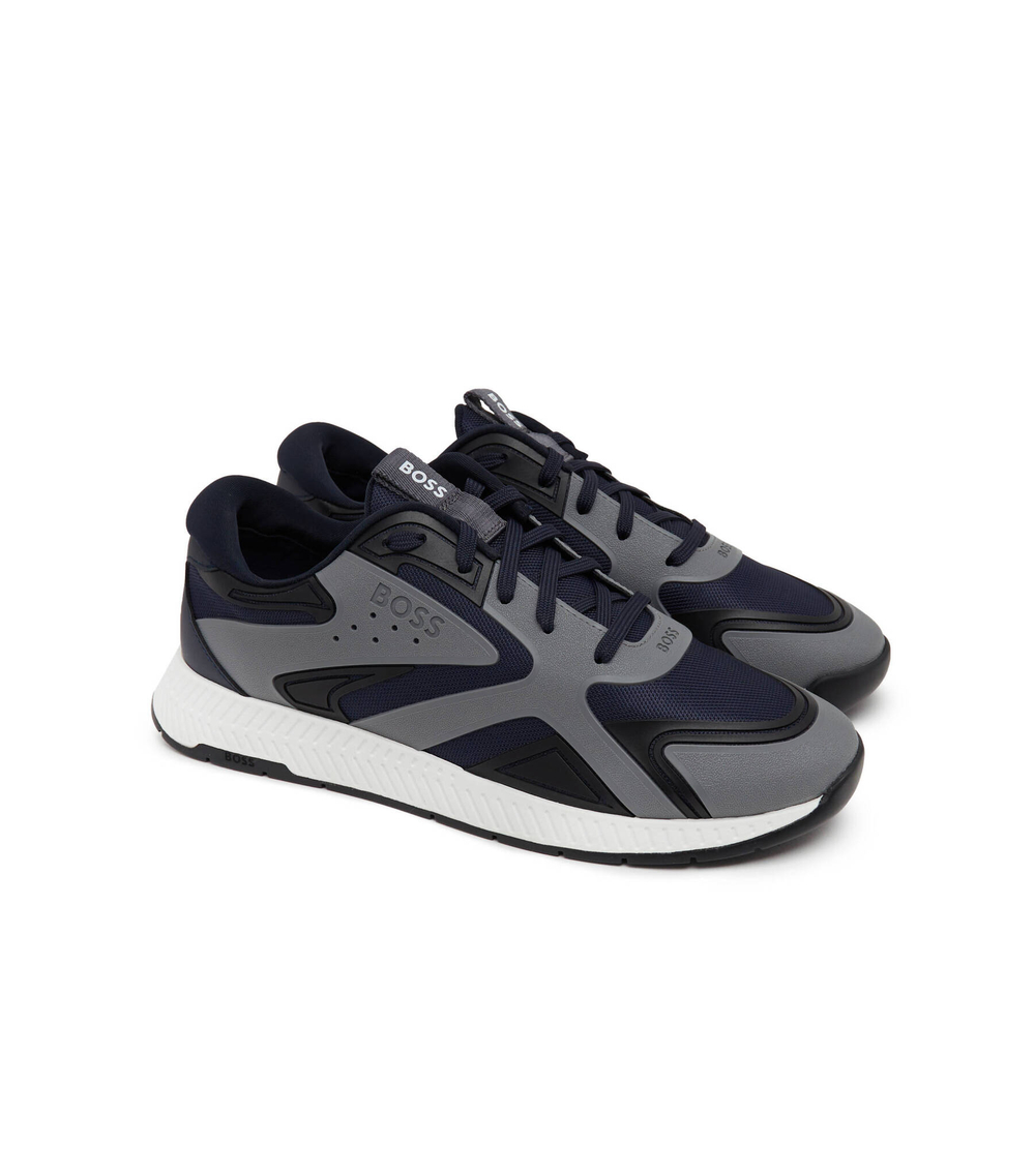 Кроссовки Titanium_Runn_thm BOSS BLACK - серый(50493215)