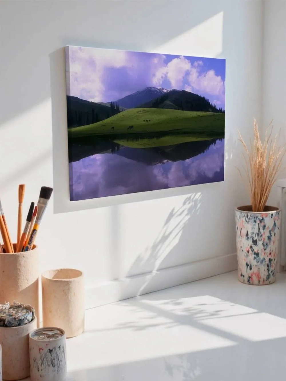 Картина на стену 40 X 50 Горное озеро