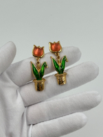 Серьги Тюльпаны Avon