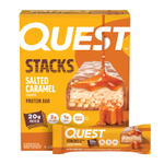Quest Nutrition, Stacks, протеиновый батончик, соленая карамель, 4 батончика, 67 г (2,36 унции) каждый