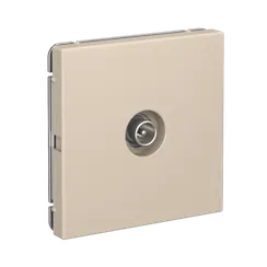 Розетка телевизионная Systeme Electric ArtGallery Песочный GAL001293