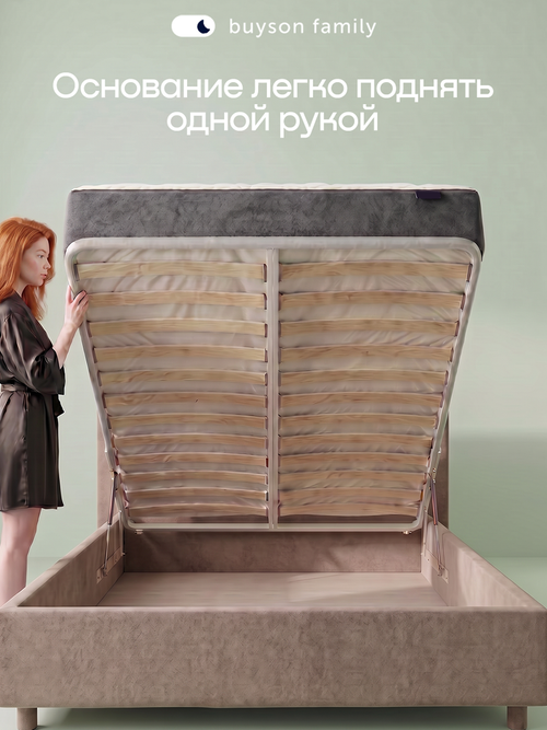Кровать БайСтронг (велюр)