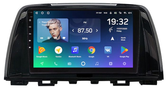 Магнитола для Mazda 6 2012-2014 - Teyes CC2 PLUS монитор 9" QLED, Android 10, Быстрая, SIM-слот