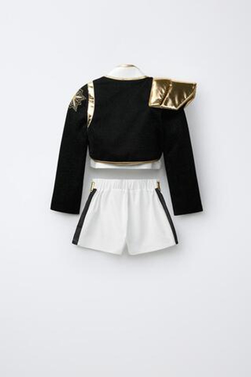 ZARA КОСТЮМ KPOP DEMON HUNTERS™ NETFLIX ©, ЧЕРНЫЙ