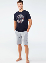 Домашний костюм с шортами и футболкой с логотипом U.S.Polo Assn