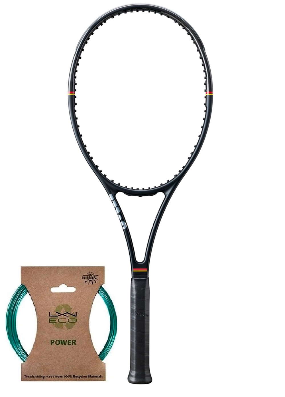 Теннисная ракетка Wilson Pro Staff 97 Classic - black + Струны