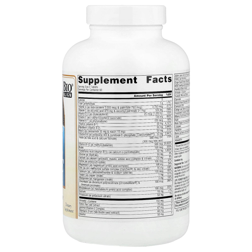 Source Naturals, Мультивитамины Life Force, без железа, 120 таблеток