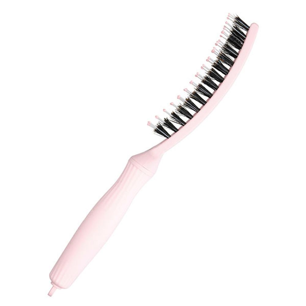Щетка для волос Olivia Garden Fingerbrush Care Iconic Boar&Nylon Pastel Pink S - 3