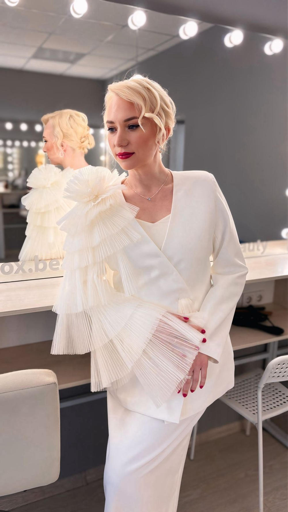 Жакет "Птица" с белым крылом