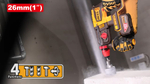 Аккумуляторный бесщеточный перфоратор SDS-Plus INGCO CRHLI422682 INDUSTRIAL 42 В 2,5 Дж 2х2Ач