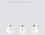 Светильник подвесной TR8466/3 WH/FGD белый/золото E27/3 max 60W 550*135*1000