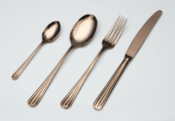 Набор DUO bronze 92-93столовые приборы Belo Inox Медный