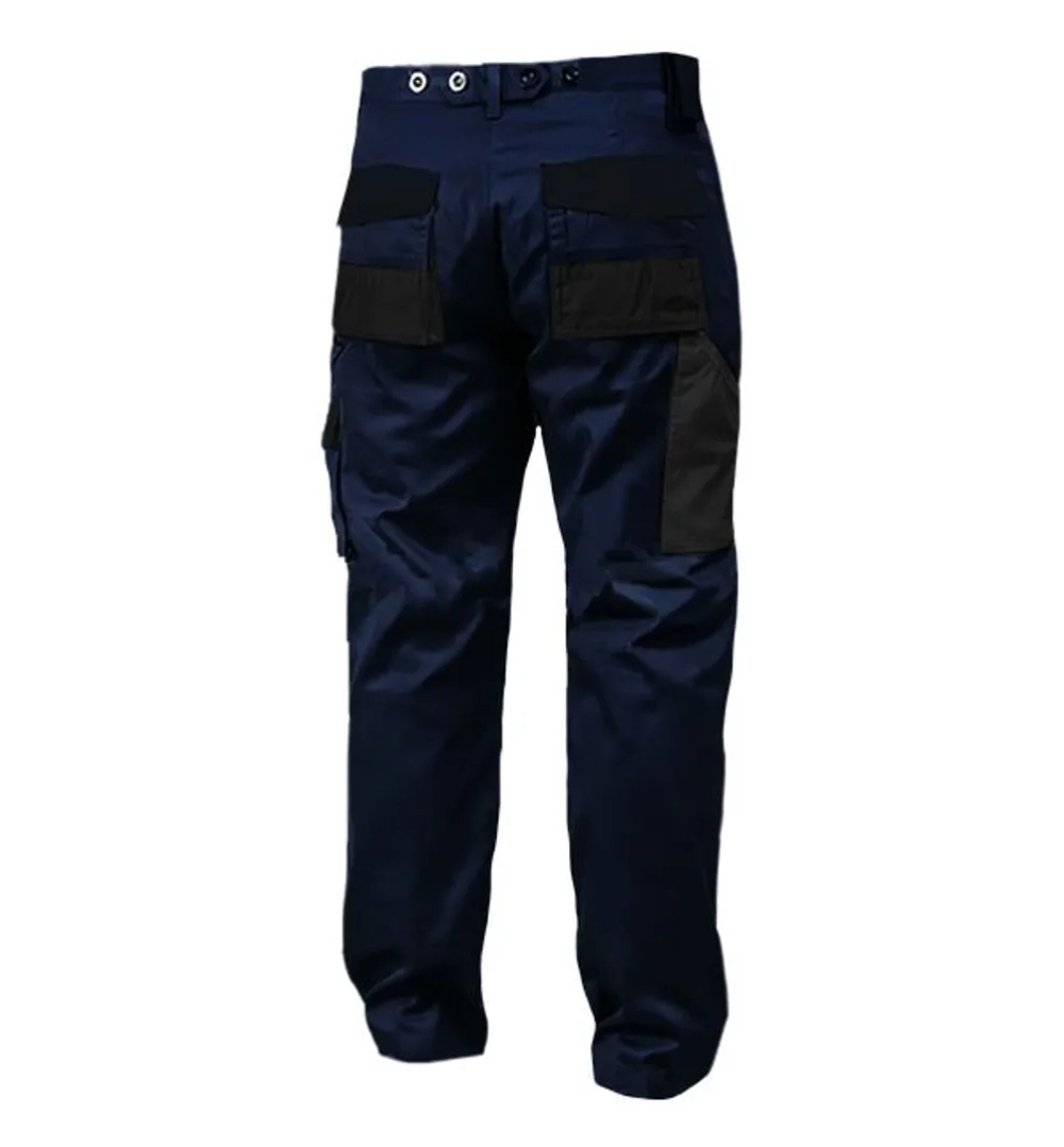 Брюки рабочие со вставками,8карманов(XXL/58,обхват талии:104-112см,рост:194-200см,полиэстер/хлопок:65/35%,плот.ткани-267g/m2) RockFORCE WCL02-XXL(RF)