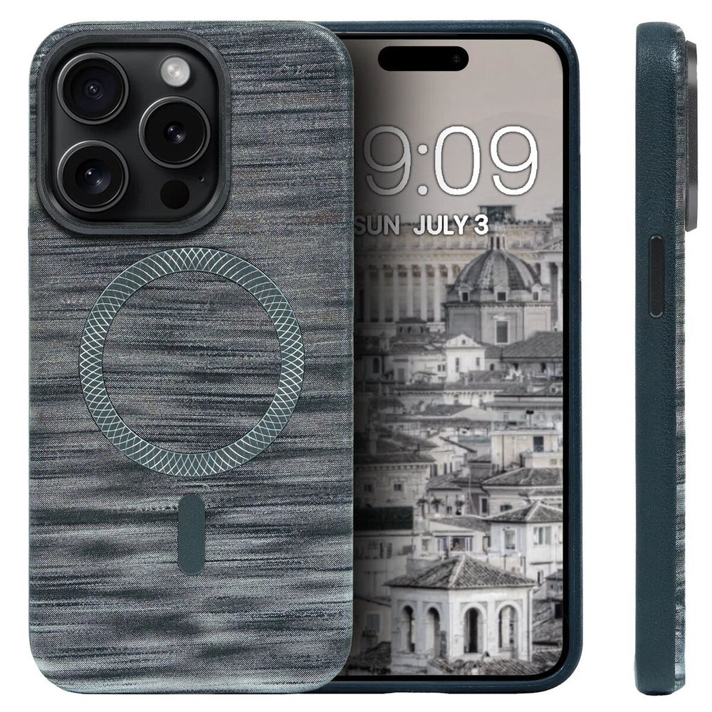 Дизайнерский чехол для IPHONE 15 PRO MAX с поддержкой беспроводной зарядки