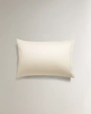 ZARA HOME САТИНОВАЯ НАВОЛОЧКА, ЭКРЮ