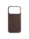 Карбоновый чехол для IPhone 17 Pro with MagSafe коричневый квадрат (Brown)