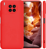 Мягкий Soft Touch чехол из силикона для HONOR 50 LITE / HUAWEI NOVA 8i с бархатной подкладкой