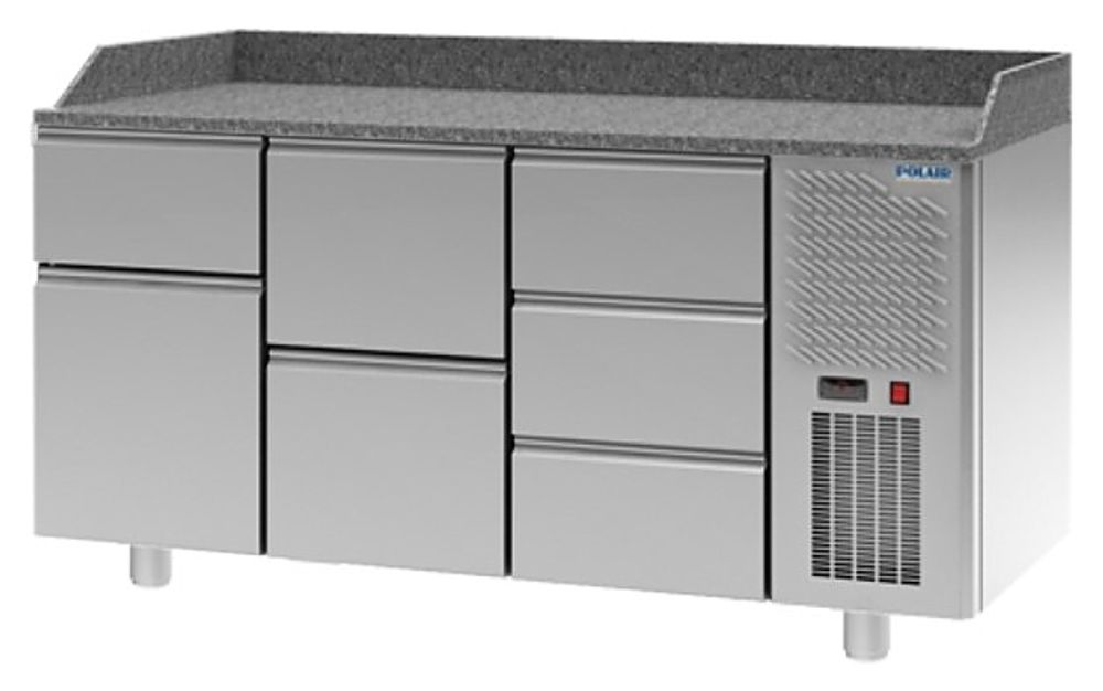 Стол для пиццы POLAIR TM3GNpizza123-G