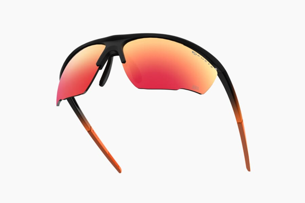 Спортивные очки с диоптриями Demetz Relief L / Matte Black / Matte Orange Purple Mirror Red Cat.3