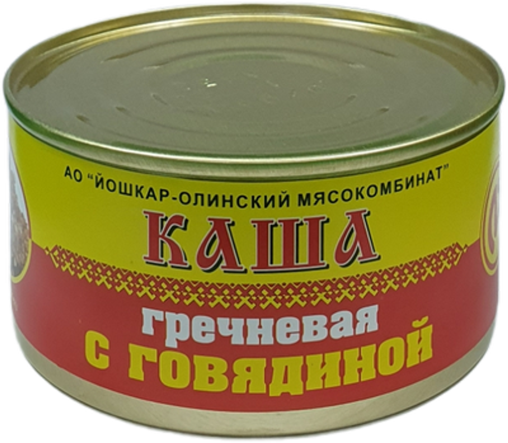 каша гречневая с ГОВЯДИНОЙ 325гр*18 ЙоЛа *4606639000112