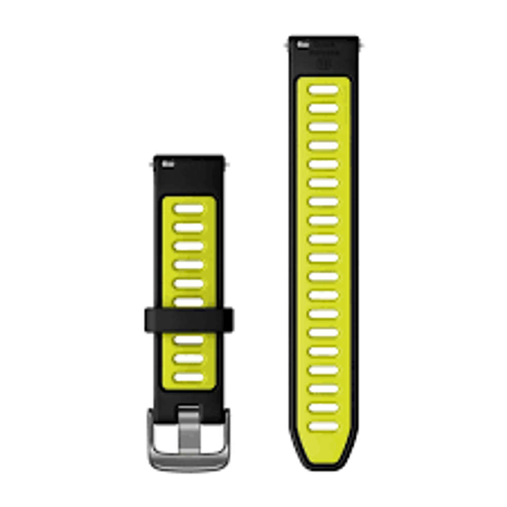 Ремешок Garmin Quick 18 мм Release Bands Black/Yellow 010-11251-A3