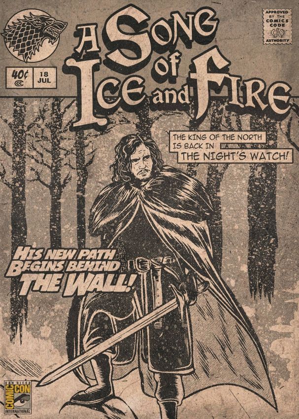 Открытка "A Song of Ice and Fire"