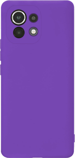 Мягкий Soft Touch чехол из силикона для XIAOMI MI 11 с бархатной подкладкой