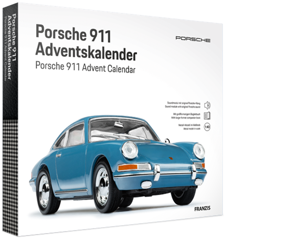 Адвент-календарь Franzis Porsche 911 1:43