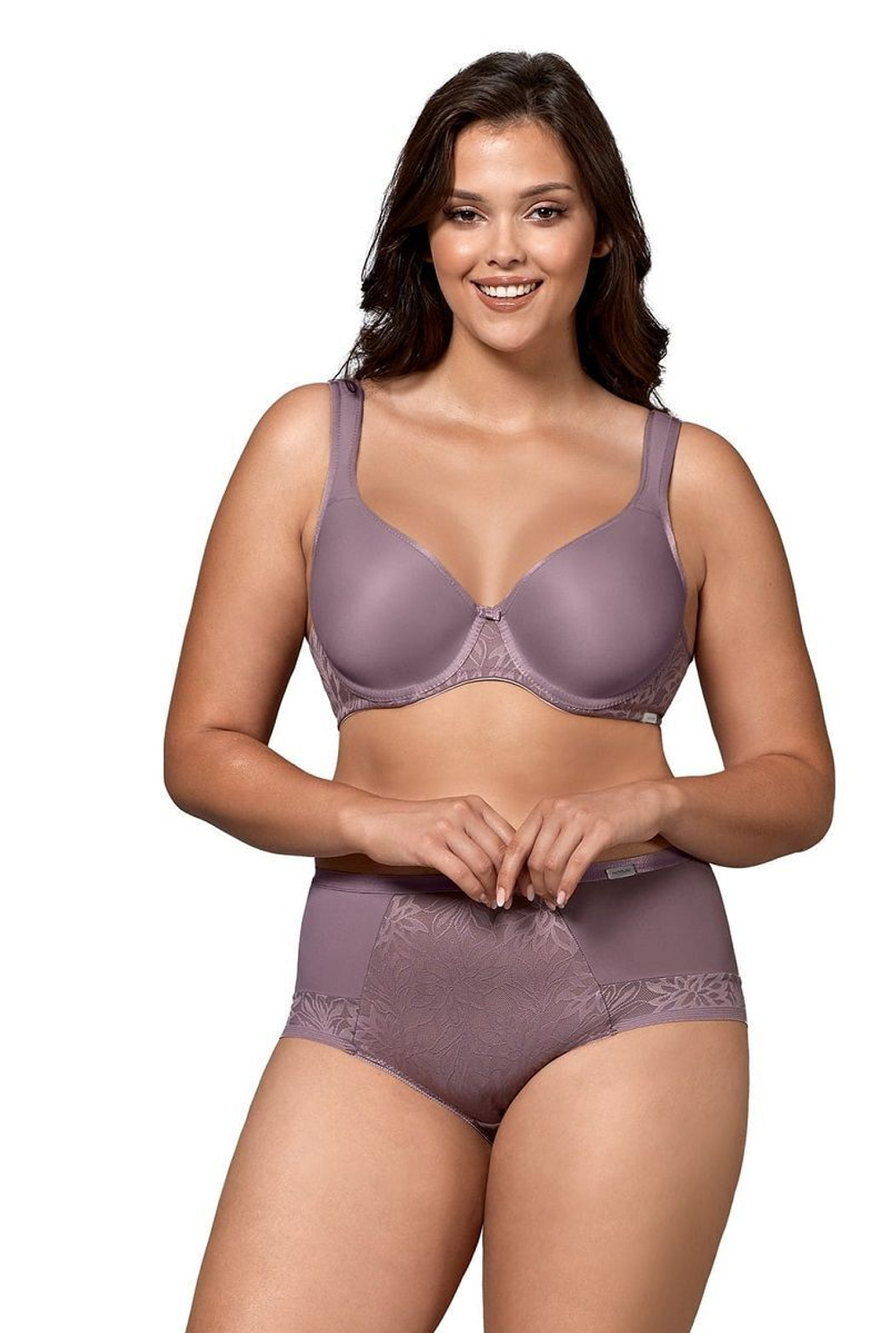 Бюстгальтер Marietta с чашками из гибридной пены (Размер: 80C) (Цвет: сиреневый)