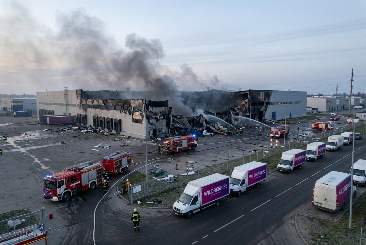 Склад Wildberries в Подольске остановил работу после попадания БПЛА